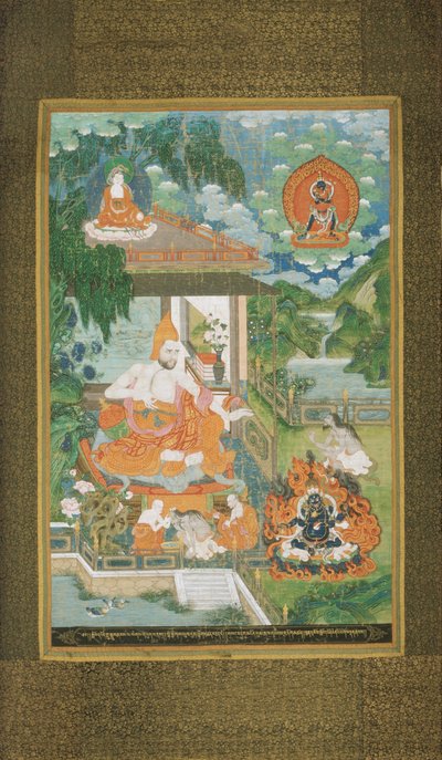 Acarya Bhavaviveka converte un non credente al buddismo da Unbekannt Unbekannt